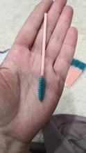 Cepillo cosmético para pestañas 50 uds, varitas de rímel de cristal, aplicador de pestañas con diamantes, brochas de maquillaje desechables
