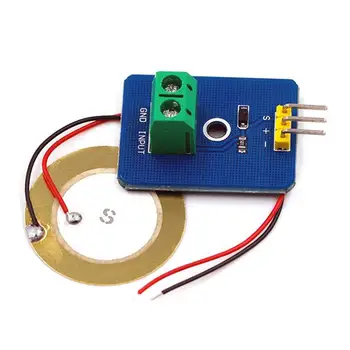 

Taidacent DIY Ceramic Piezo Vibration Sensor Analog Vibration Sensor Piezoelectric Shock Sensor MCU Electronic Building Blocks