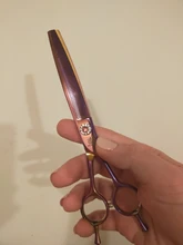 Fenice-Tijeras profesionales para peluquería canina, herramienta de alta gama, ideal para cortar pelo de perros y gatos, de 7,0 pulgadas