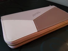 Carteras geométricas de lujo para mujer, monederos de cuero con cremallera, diseño de borla, billetera larga, monedero, tarjetero