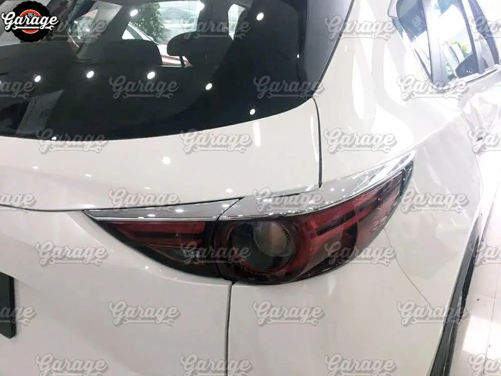 Накладки-брови на задние фонари для Mazda CX-5- ABS пластик литье 1 комплект/2 шт. украшение автомобиля Стайлинг