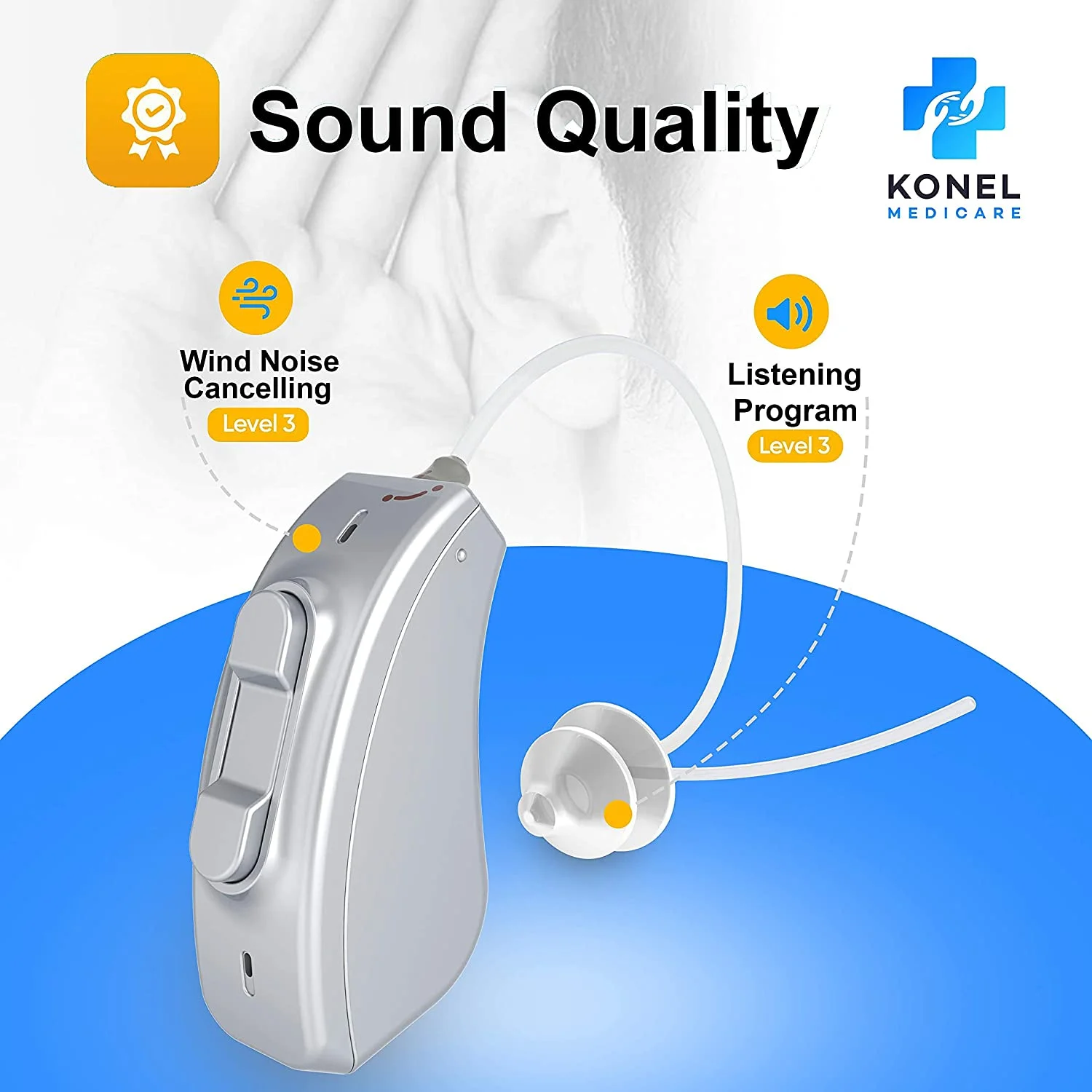 Bluetooth Hearing aids 16 Channels Wireless Hearing Aids Digital Severe