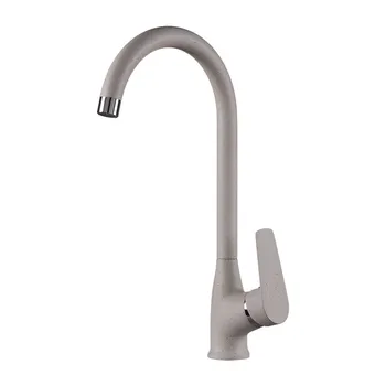 

Mixer single-handle (35mm) for kitchen with high swivel excess, White