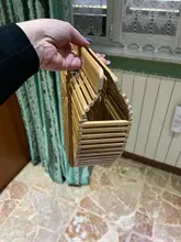 Bolso tejido de paja para mujer, bolso de marca de diseñador, a la moda, portátil, de lujo, tejido de bambú, 2021