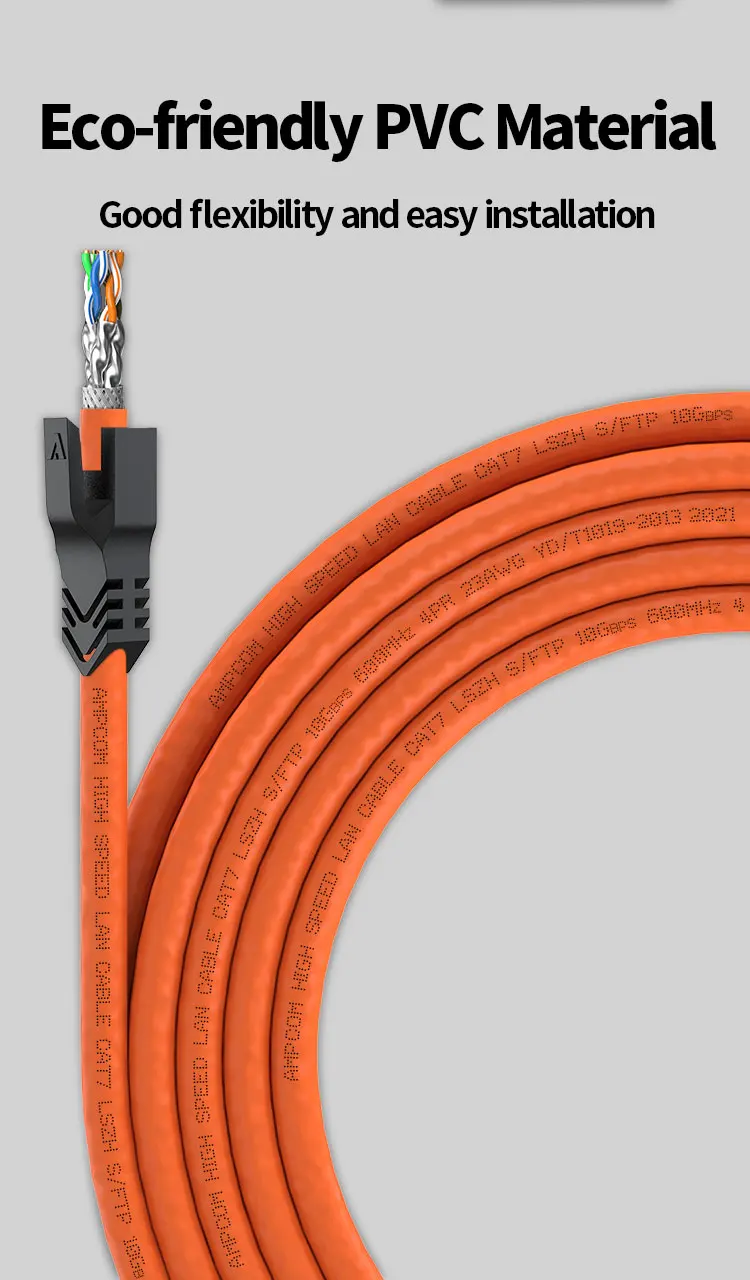 cobre 6.5 7.5 8.0mm para cat8 cat7 cat6a cat6 cat5e