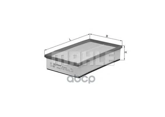 Фильтр Воздушный Vw T5 03- Mahle/Knecht Lx864 Mahle/Knecht арт. LX864
