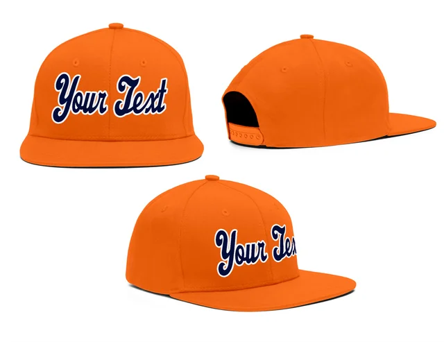 Custom Flat Brim Cap Embroidered Your 