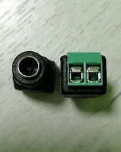 Conectores hembra de corriente continua, adaptador de fuente de alimentación de 5,5x2,1mm, conector para tira de luces Led, 3528, 5050, 5630, 5730, 5 uds.