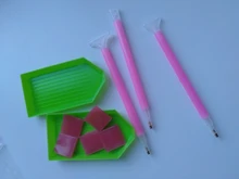 Multi-función de herramientas de pintura de manualidades de diamantes Kits punto de pintura de bordado accesorios punto perforadora adhesiva pluma conjunto de herramientas