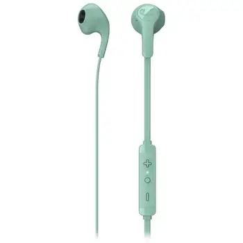 

Flow Stereo earphone with mic + volume button-mint green