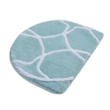 Коврик для ванной-коврики | коврик для ванной нескользящие Противоскользящие коврики Bonne Mavi50X60 овальные см