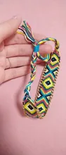 Pulsera Bohemia trenzada de tejido a mano para mujer
