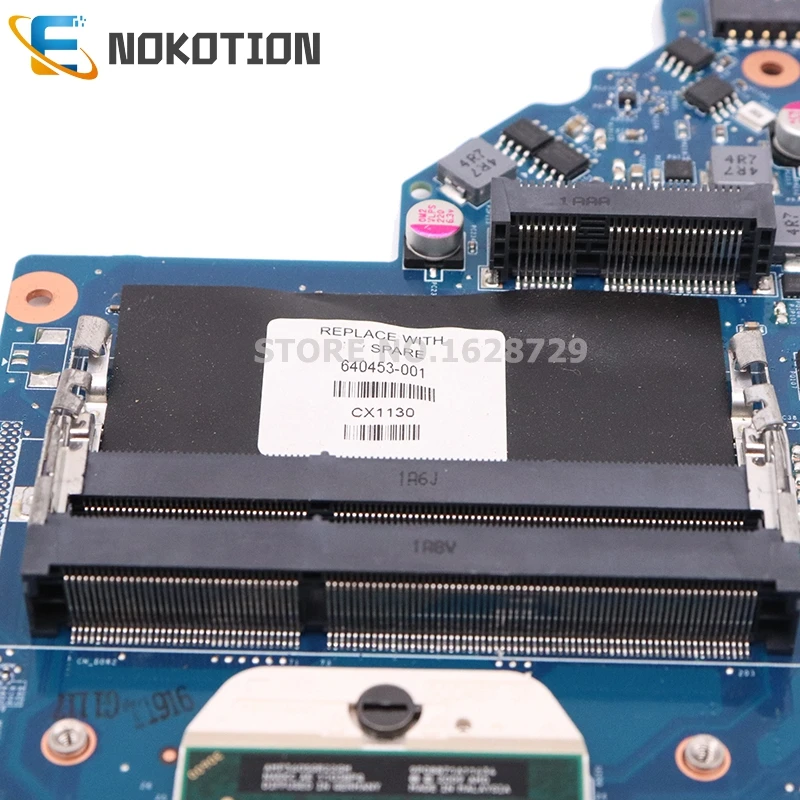 NOKOTION 640453-001 материнская плата для ноутбука hp Pavilion DV6 DV6-6000 series HD 6470M GPU Socket S1 Бесплатный процессор DDR3