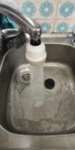 Zhangji 3 Grifo de modos aireador de 360 grados de rotación Flexible WaterSaving de filtro de alta presión adaptador de accesorios de cocina