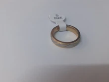 Anillos de acero de titanio para parejas, diseño de onda dorada, boda, infinito, regalos de joyería de compromiso para hombres y mujeres