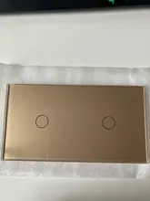 Glass Livolo Double-Glass-Panel EU Crystal White 151mm--80mm Pearl VL-C7-C1/C1-11 Standard