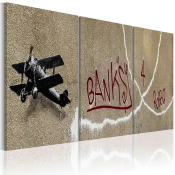 

Picture-airplane (Bansky) - 60x30 cm