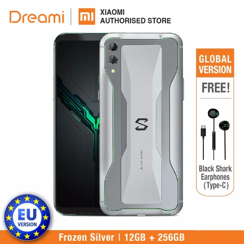 Дешево Версия ЕС Black Shark 2 256GB Rom 12GB Ram (абсолютно новая и запечатанная коробка) оригинал