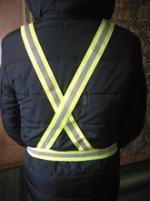 Chaleco reflectante de alta visibilidad Unisex, chaleco de seguridad en ciclismo para correr al aire libre, correa elástica ajustable, trabajo fluorescente, venta al por mayor