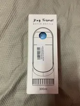 Botella de agua portátil para perros pequeños y grandes, bol para beber de 300ml para mascotas, dispensador para alimentación de gatos, para exterior