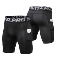 Men's Workout Lightweight  Compression Camouflage Men's Gym Shorts with Phone Security Pockets for Training Yoga Running Bicycle 2
