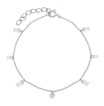 

Silver Bracelet with cubic zirconia sunlight sample 925
