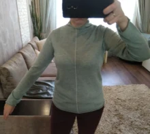 Turtleneck Sweater AMII Fashion Women Tops Pullover Autumn Solid Thin Minimalism 12040610