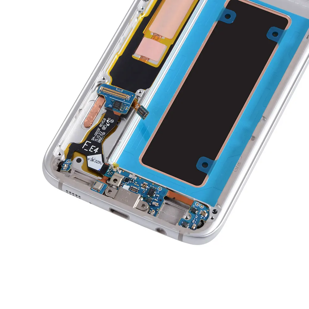 Ori для samsung Galaxy S7 Edge G935F G935A V Супер AMOLED дисплей с кодирующий преобразователь сенсорного экрана в сборе запасные части