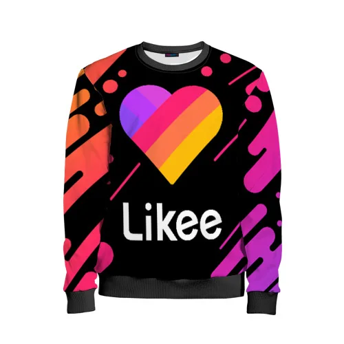 Детский свитшот 3D Like, Комфортный свитшот Лайк, для детей, Like для мальчиков и девочек, мягкий, яркие цвета, не выгорают