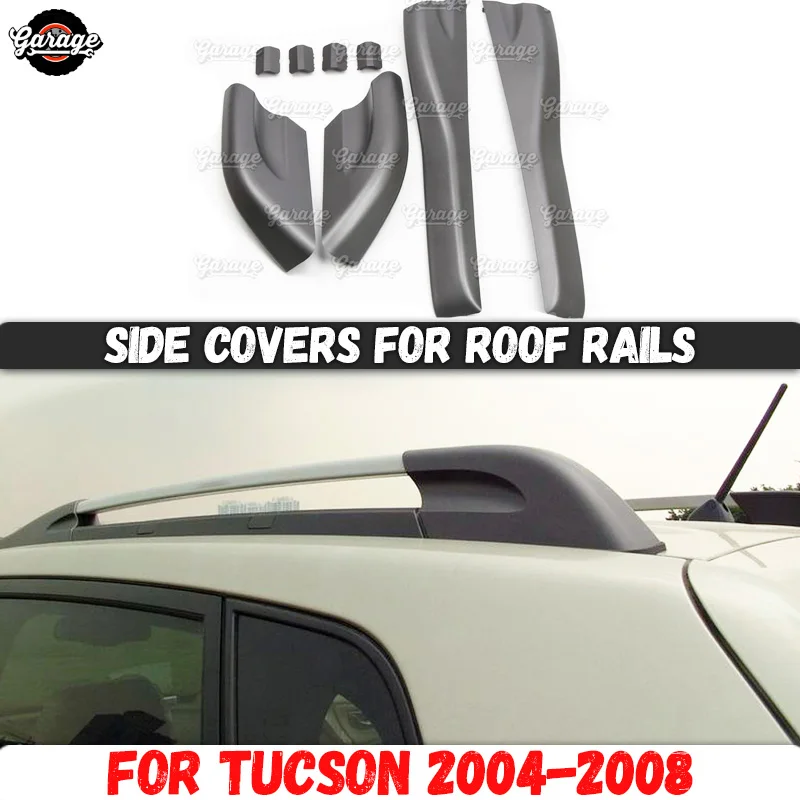 Накладки на крышу для hyundai Tucson 2004-2008 ABS пластик, 1 комплект/4 шт., украшение для автомобиля