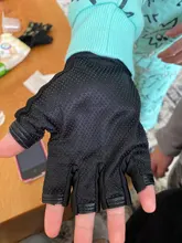 Guantes de Ciclismo de medio dedo para niños, de camuflaje, alta elasticidad, antideslizantes, equipo de equitación