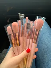 Makeup-Brushes Powder Eyeshadow Eyelash-Eyebrow Blending-Eyeliner Pink Beauty MAANGE