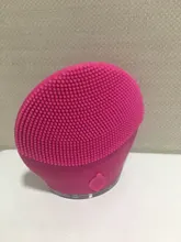 Ultra sonic eléctricos de silicona cepillo de limpieza Facial Sonic cara limpiador limpiando piel Mini lavadora masajeador cepillo recargable