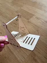 Hamster Maze Wooden Tube Tunnel Cage Seesaw House Swing Small Animals Pet Toys