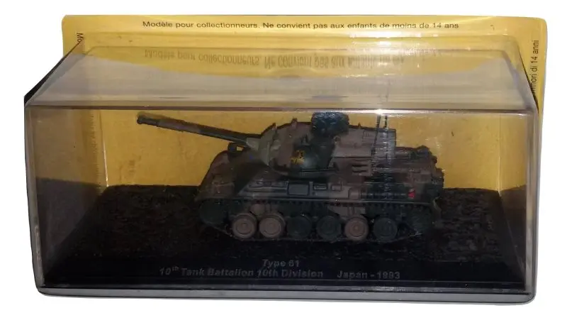 Танк алтайя 1/72 Тип 61 10-й танковый батальон Япония 1993 литье под давлением