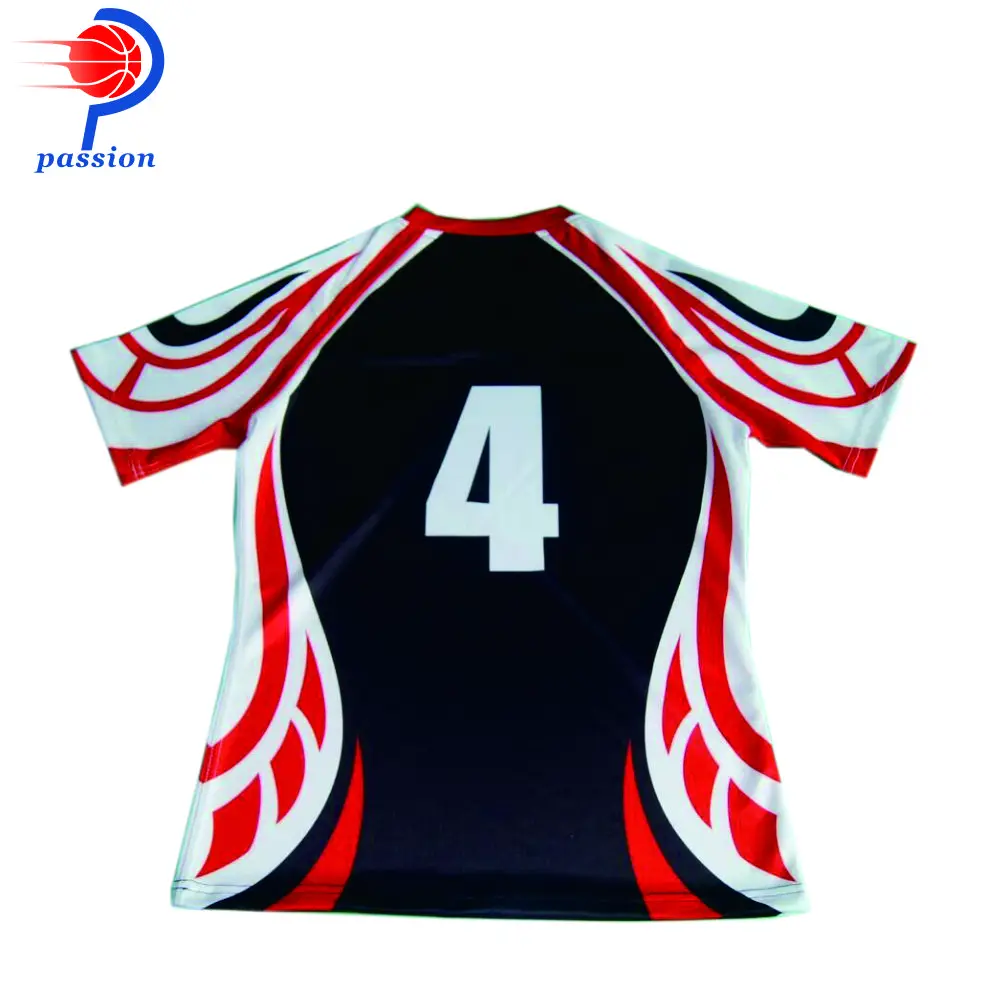 Rugby Jerseys Sublimated Chest Black Green