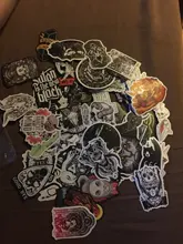 Pegatinas de dibujos animados para Skateboard, calcomanías de bicicleta, portátil, álbum de recortes, equipaje de Skateboard, serie gótica bruja demonio, 10/30/50 Uds.