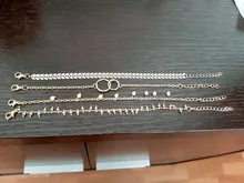 Pulsera de cadena multicapa con hojas mezcladas para mujer, 31 estilos, bohemio, mapa de letras, cristal geométrico, pentagrama infinito