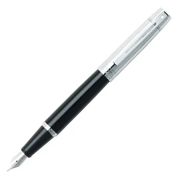 

Sheaffer-fountain pen, 300 series, Black Rod with trim plated Chrome pens