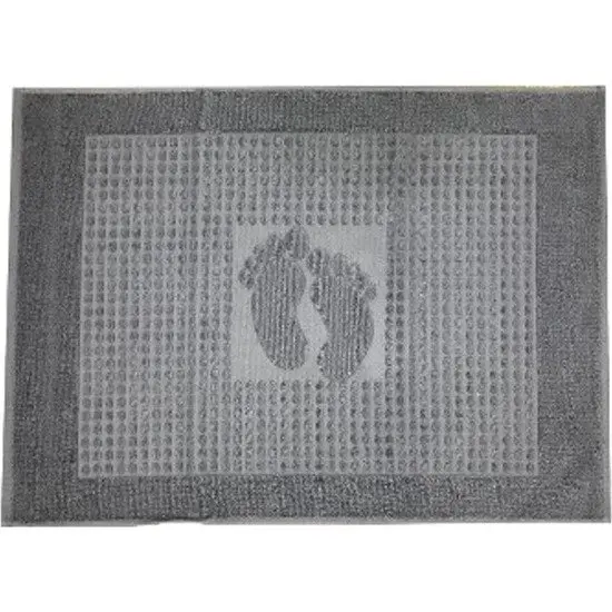 

WONDERFULSOFTCollection AMAZİNG Footprint Doormat Gray