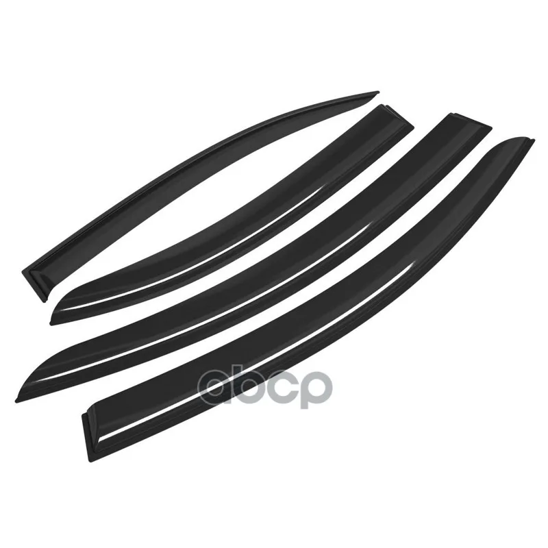 Комплект Дефлекторов Серия Corsar Toyota Avensis 2003-2008 /Cедан /Накладные/ Скотч /К-Т 4 Шт./ Voron Glass арт. DEF00396