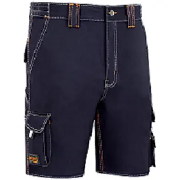 

PANTALON WORK T42 SHORT ALG AZ/SEA STRETCH THREEFOLD STITCHED