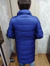 Qiaoduo-Chaqueta de plumón de pato para mujer, abrigo largo y grueso de doble cara a cuadros, Parka de talla grande para mujer, ropa ajustada