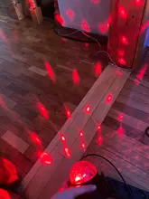 Bola de discoteca giratoria para fiesta, luz de fiesta giratoria activada por sonido, iluminación RGB 3LED de 3W para Navidad, boda, eventos, ángulo de haz, color negro con funda transparente