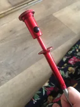 Herramienta de recogida de garras flexibles, luz LED magnética, agarre de dedos, imán rojo, 4 garras, luz LED y parte no magnética