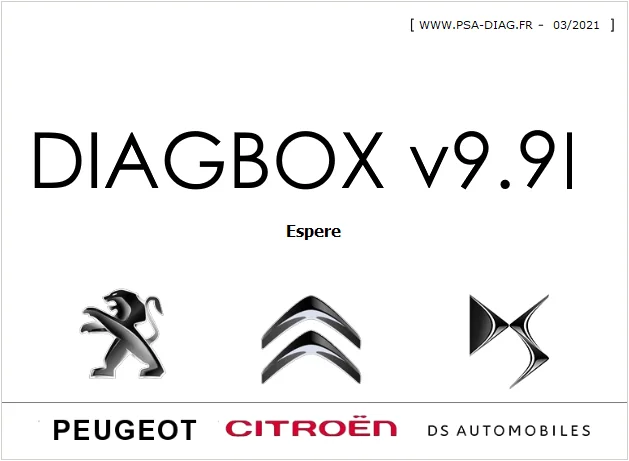 mentaal Zeug munt Diagbox V9.91 (Vmware) Software Diagnose Psa 03.2021 Citroën Peugeot Ds  Opel Fengshen Multi Diag Lexia3 Interface| | - AliExpress