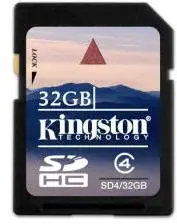 

KINGSTON MEMORY CARD SD4 32GB