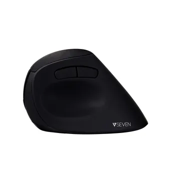 

V7 Wireless Optical Mouse ergonomic design with 6 buttons and DPI adjustable MW500-Black