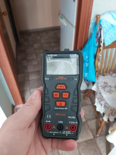Отзыв о товаре Цифровой мультиметр RICHMETERS RM113G, 6000 отсчетов, автоматический измеритель напряжения постоянногопеременного тока, Бесконтактный индикатор непрерывности, RM113ADE с магнитом от пользователя A***v