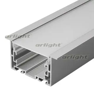 021177 Профиль с экраном S2-LINIA69-F-2500 ANOD+OPAL ARLIGHT
